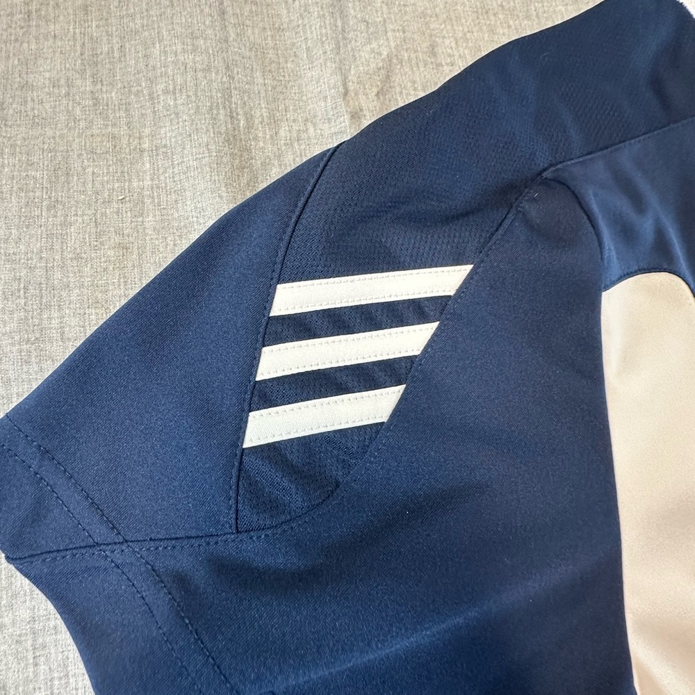 Adidas Dark Blue and White Notre Dame Men's Active Polo Shirt - Picture 8 of 12